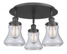 Innovations Lighting 916-3C-BK-G192 - Bellmont - 3 Light - 18 inch - Matte Black - Flush Mount