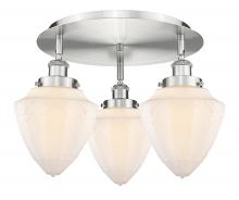 Innovations Lighting 916-3C-SN-G661-7 - Bullet - 3 Light - 18 inch - Satin Nickel - Flush Mount