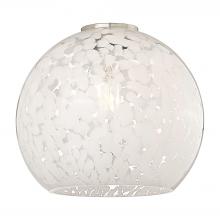 Innovations Lighting G1216-8WM - White Mouchette - 8 inch - Glass