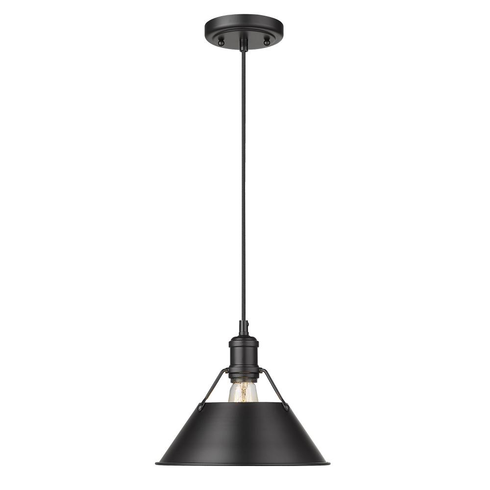 Orwell 10&#34; Wide Medium Pendant in Matte Black