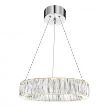 CWI Lighting 5704P20-1-601 - Juno LED Chandelier With Chrome Finish