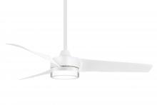 Minka-Aire F692L-WHF - Veer - 56" Ceiling Fan W/LED Light