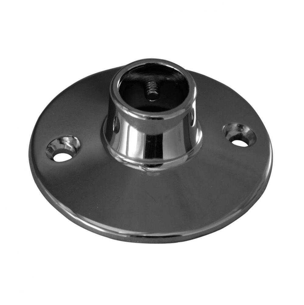 Flange for 4150 Rod, Polished Chrome