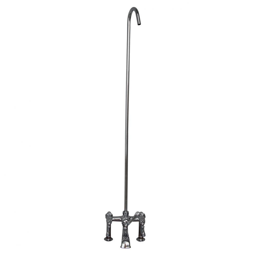 Elephant Spout, 6&apos;&apos; Mounts, 62&apos;&apos; Riser, Metal Lvr Hdle, CP