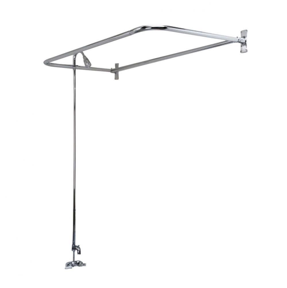 Converto Shower w/60&apos;&apos; D-Rod, Code Spout, Polished Chrome