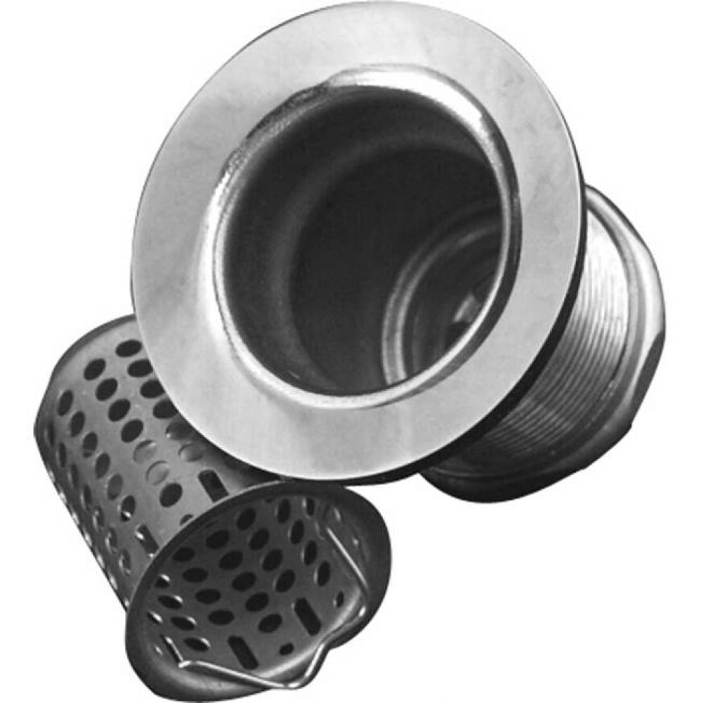 Basket Strainer, 2&apos;&apos;,  Polished Chrome