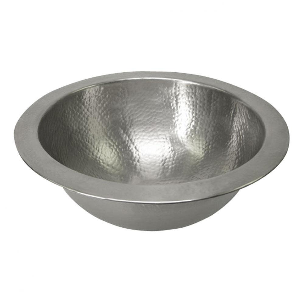 Addie Round Undermount Basin, Hammered Pewter