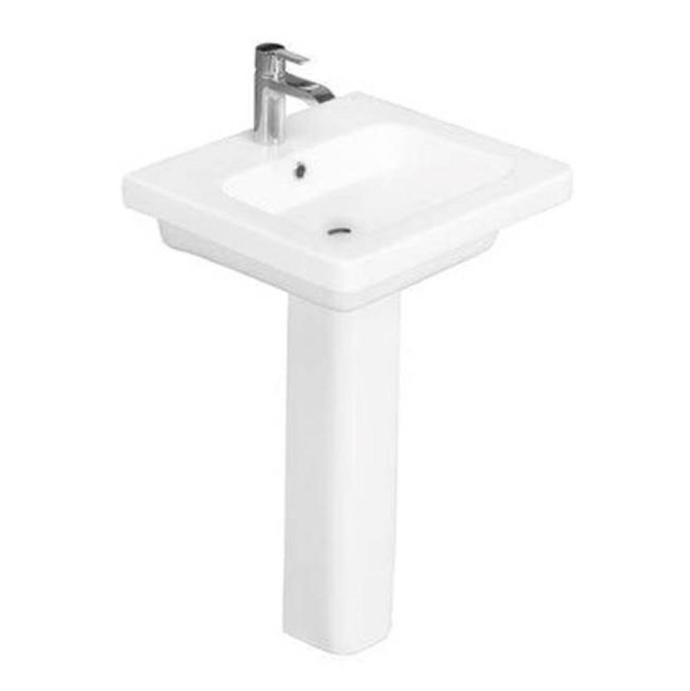 Resort 500 Pedestal Lavatory, White-4&apos;&apos; Center Set