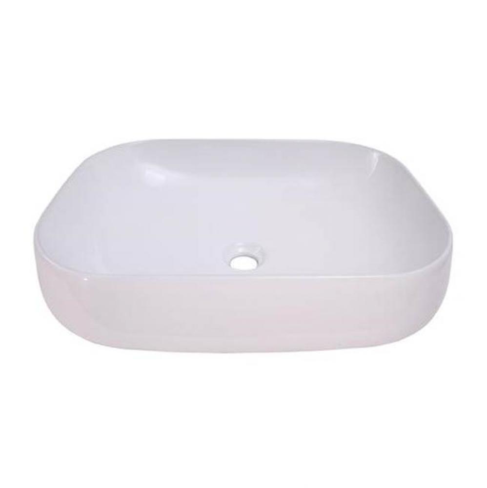 Celino 520 Rectangular Above Counter Basin, White