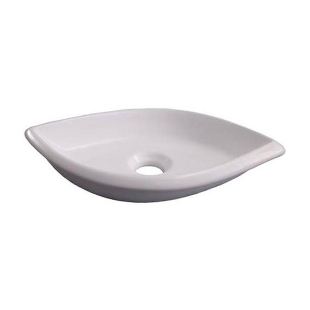 Kai Above Counter Basin 16&apos;&apos;, No Faucet Holes, WH