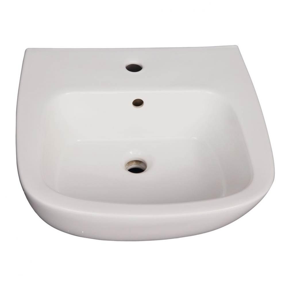 Elena 500 Ped Lav Basin 8&apos;&apos; Widespread, White