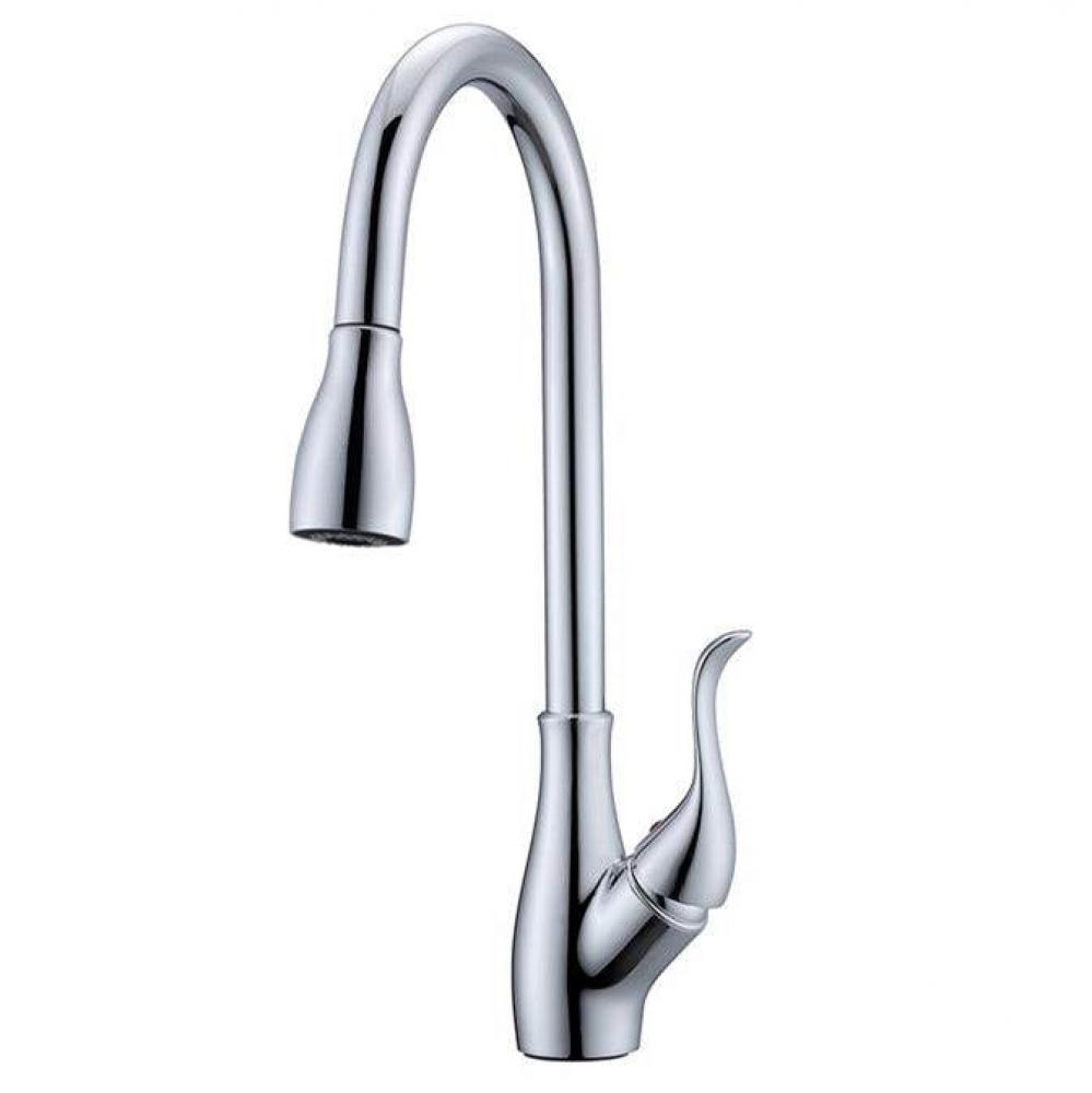 Casoria Pull-down KitchenFaucet w/Hose,Polished Chrome