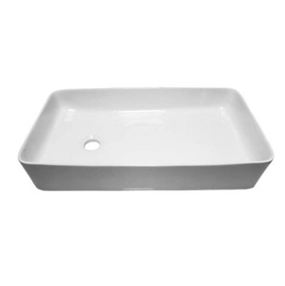 Bernadine 24&apos;&apos; Rectangular Basin, White