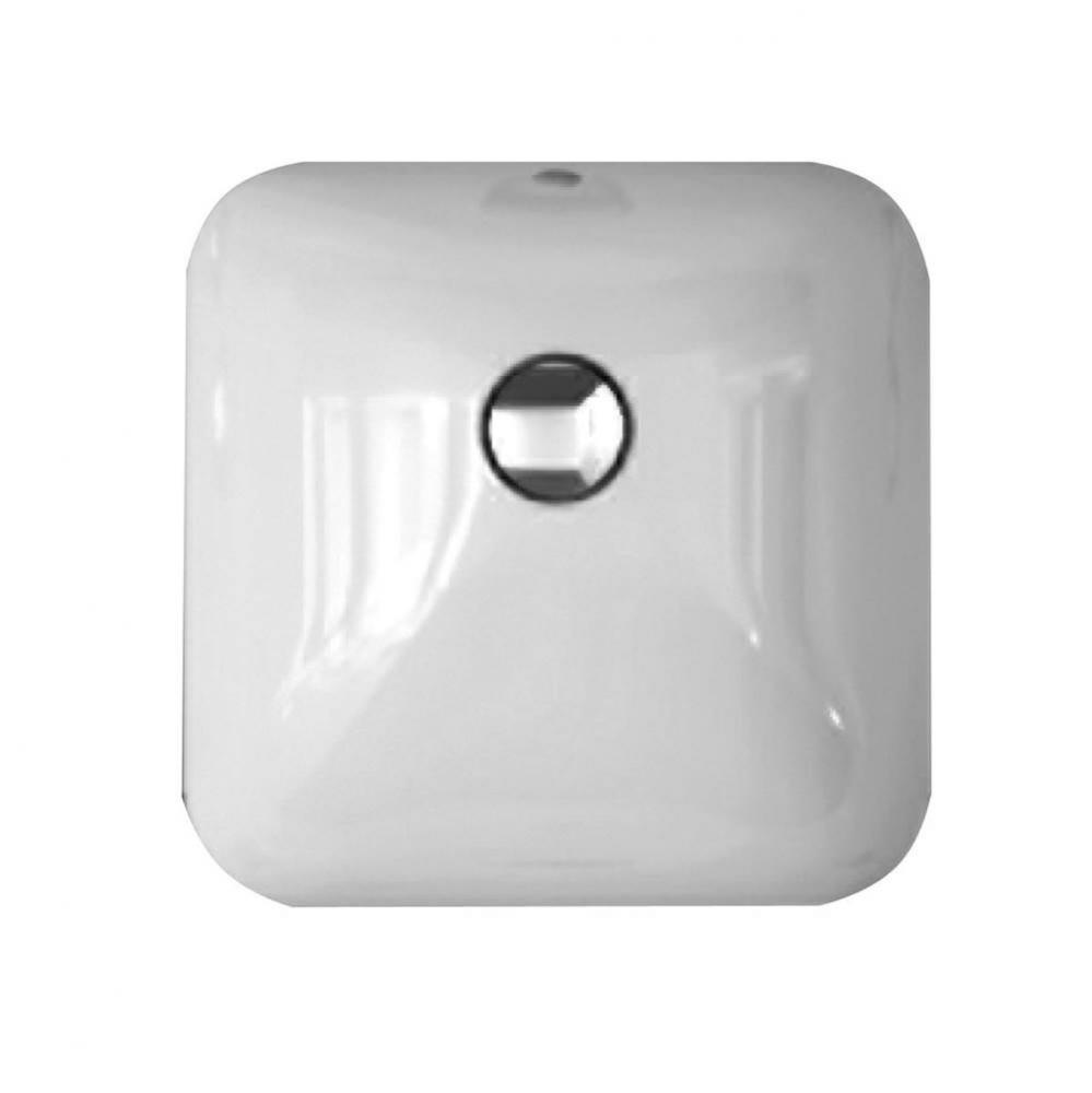 Variant 14&apos;&apos; Square Undercounter Basin in White