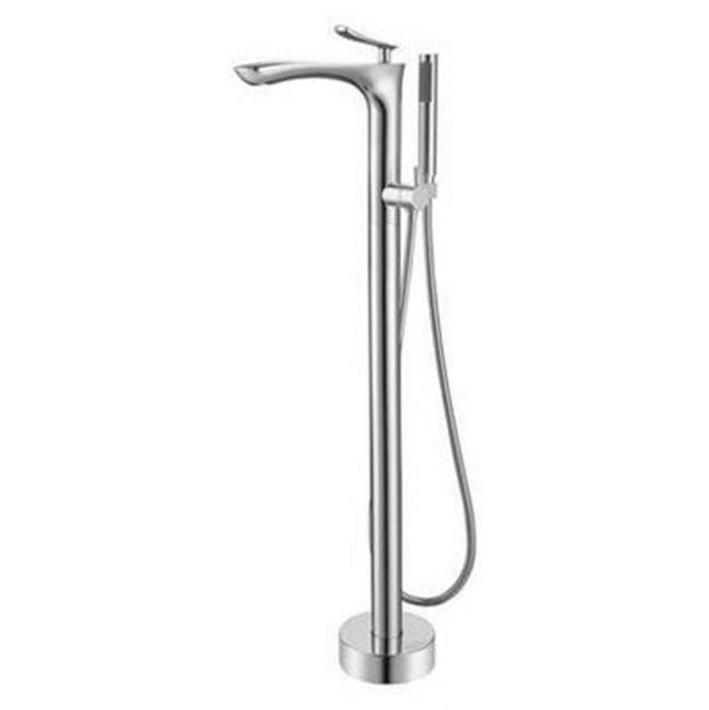 Kayla Freestandng Tub Filler w/HS, Polished Chrome