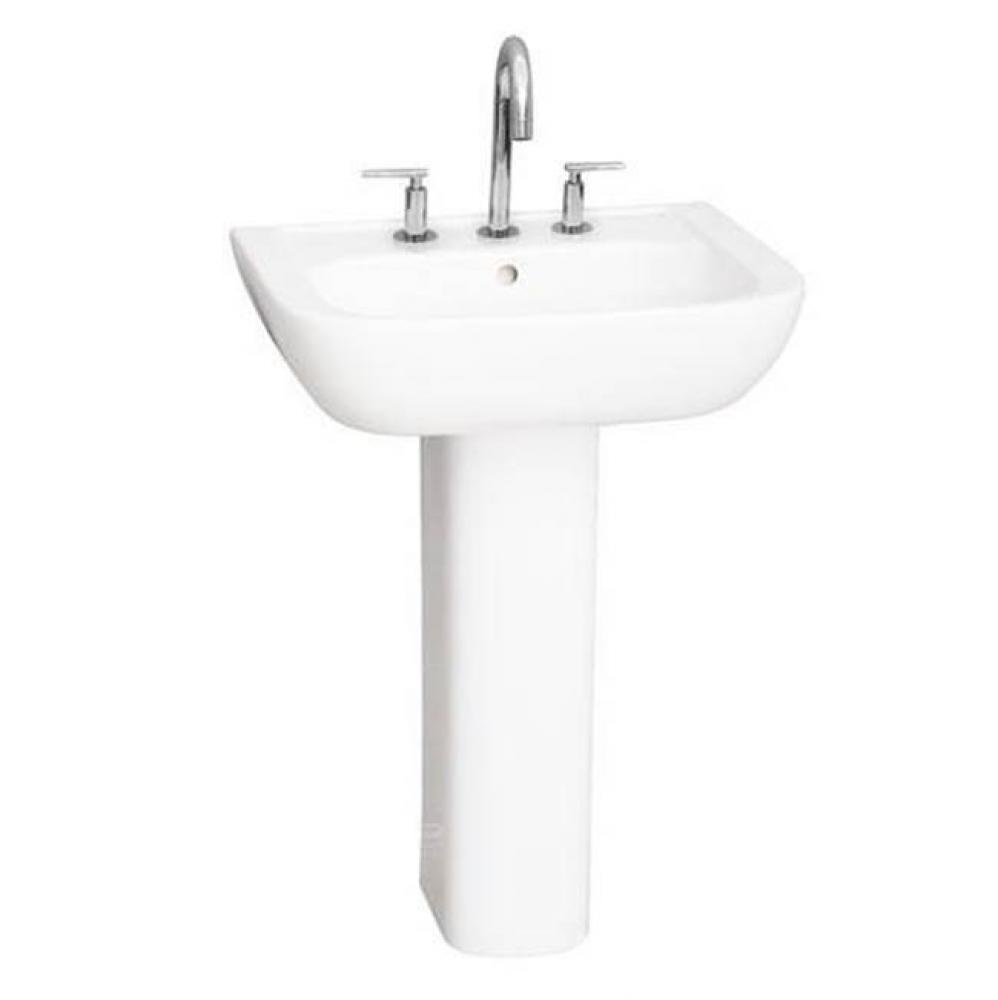 Caroline 450 Basin only, White, 4&apos;&apos; Center Set