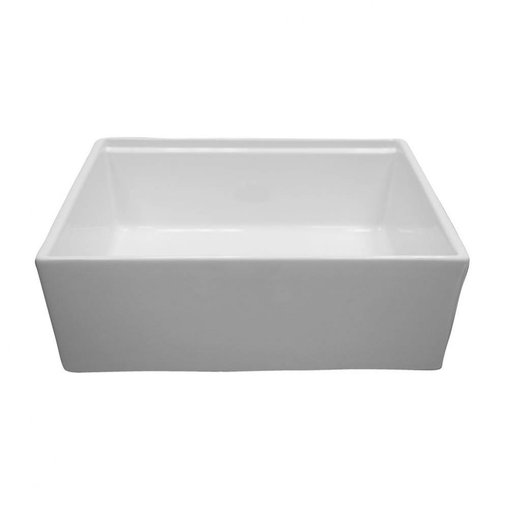 Crofton 27&apos;&apos; &#xa0;Single Bowl Sinkw/Ledge,Plain Front,White