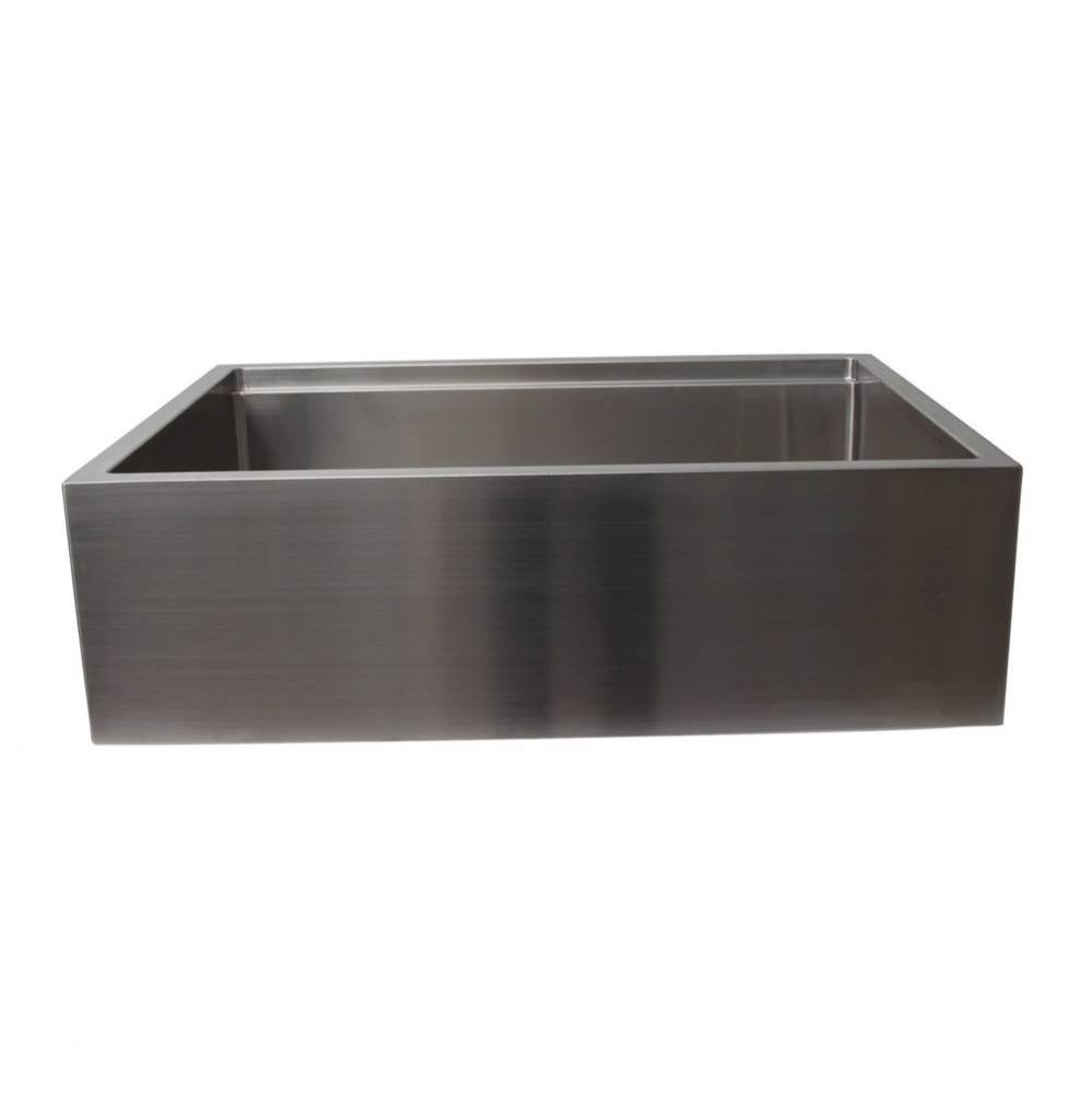 Bailey 33&apos;&apos; Stainless SteelSngle Bowl Farmer Sink w/Ledge