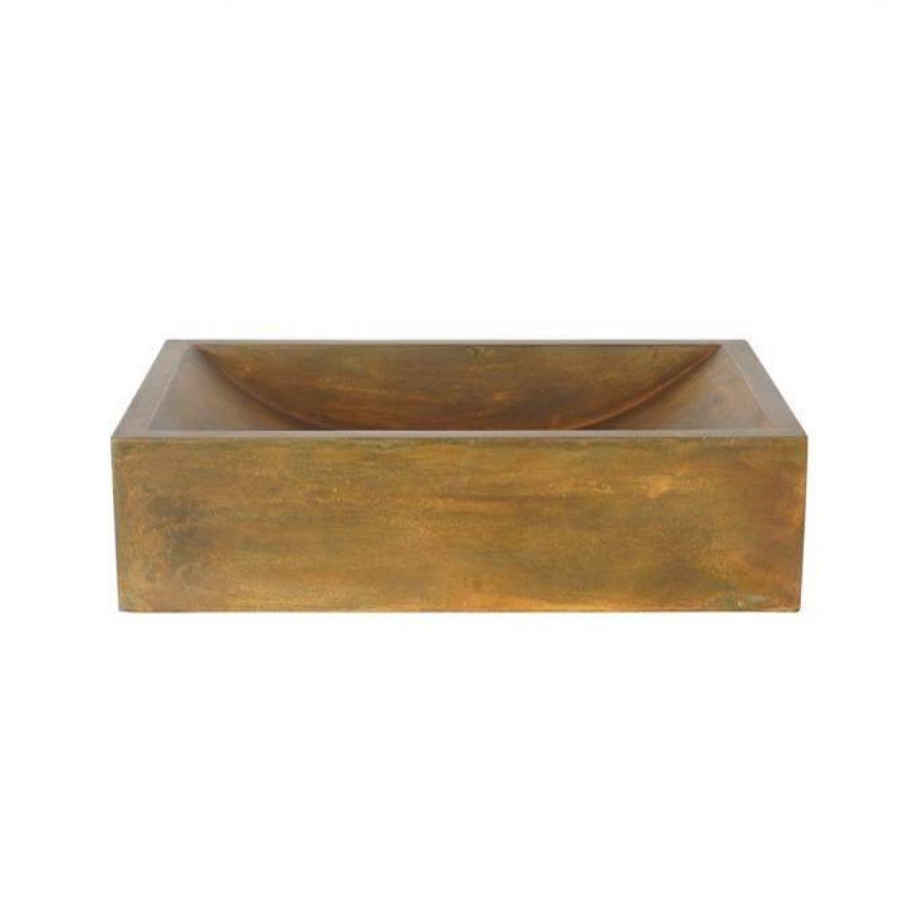 Eldon Rect Cement Above Counter Basin,Vintage Brown