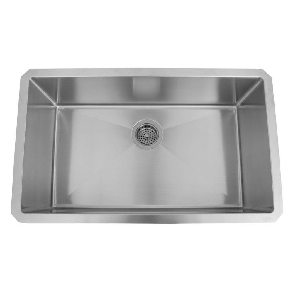 Donahue 30&apos;&apos; SS Wide Rectangular Undermount Sink