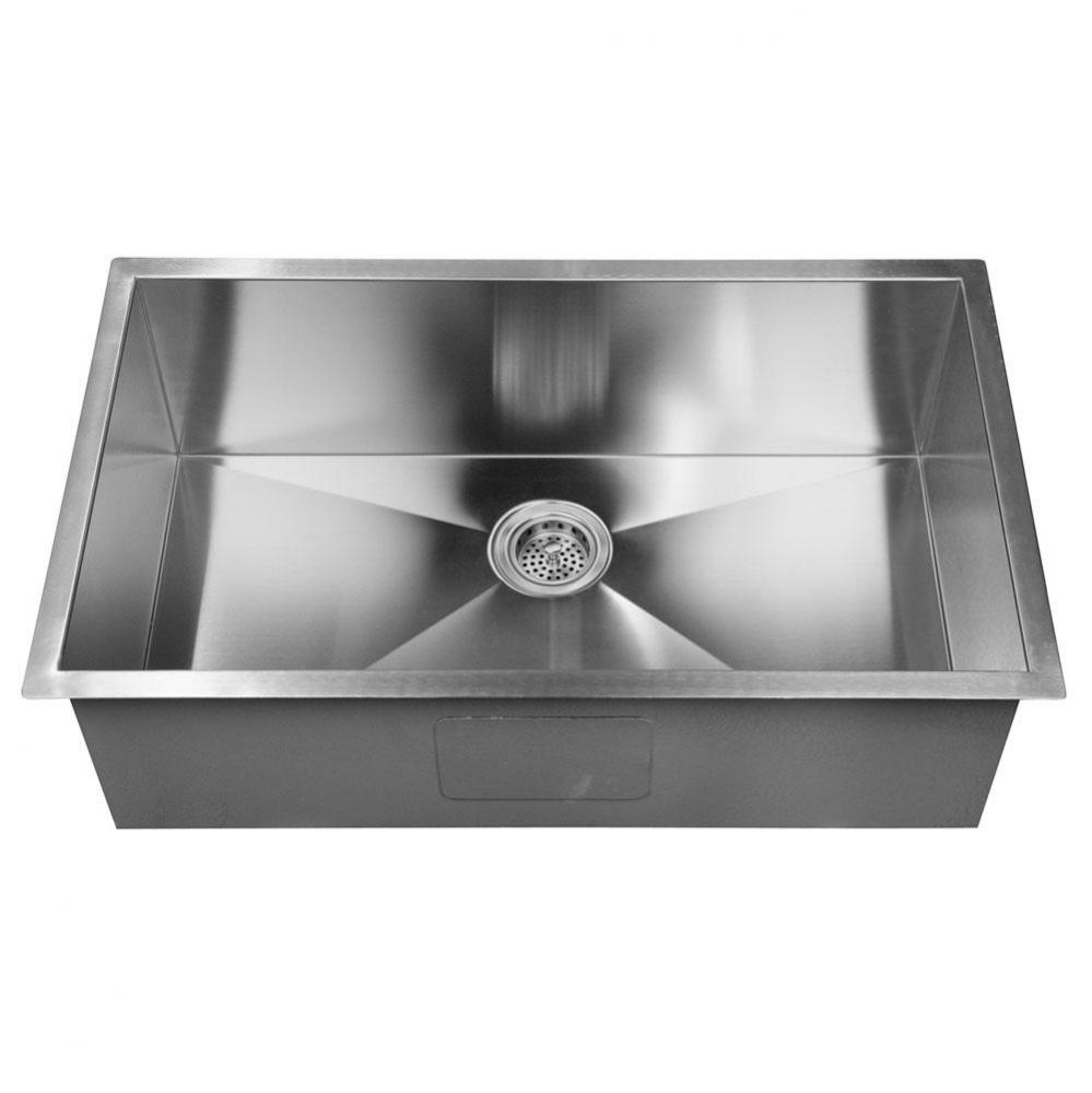 Ellison 32&apos;&apos; SS Single BowlUndermount Kitchen Sink