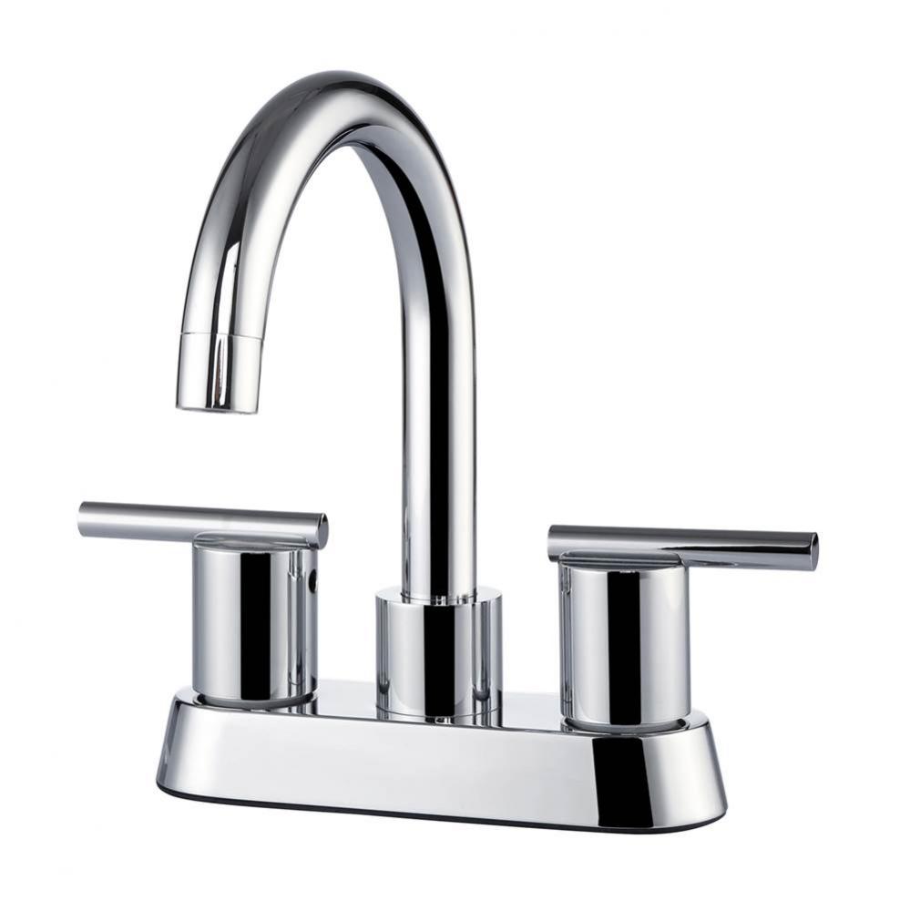 Conley 4&apos;&apos;cc Lav Faucet, NoHoses,Metal Lever Handles,CP