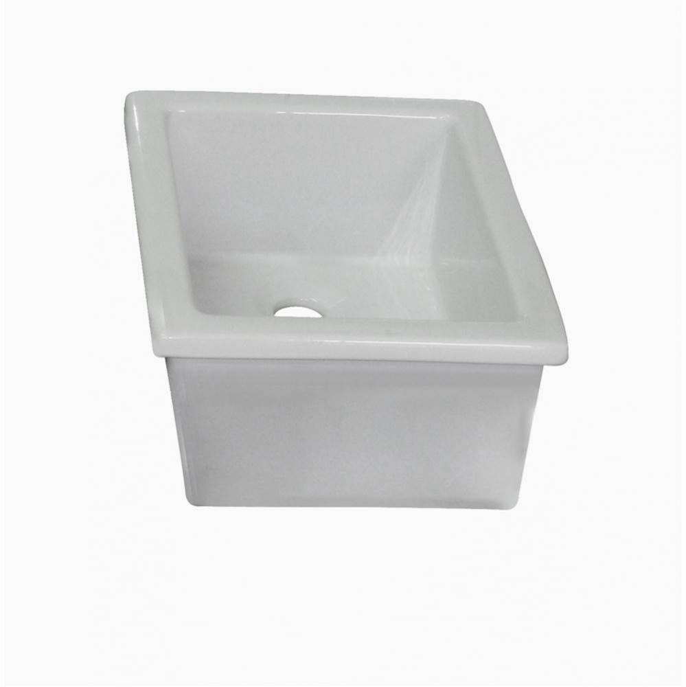 Utility Sink, 14 1/8&apos;&apos; x 11&apos;&apos;, Fire Clay, White