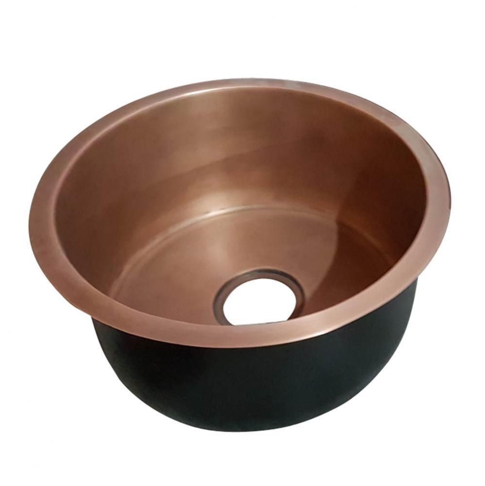 Verona 18&apos;&apos; Drum Copper Sink,SAC