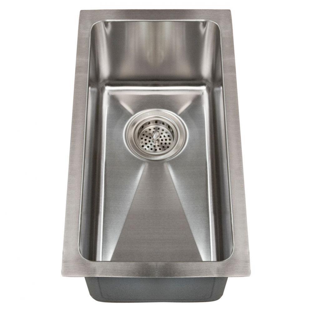 Paule 11&apos;&apos; SS Narrow Undermount Prep Sink