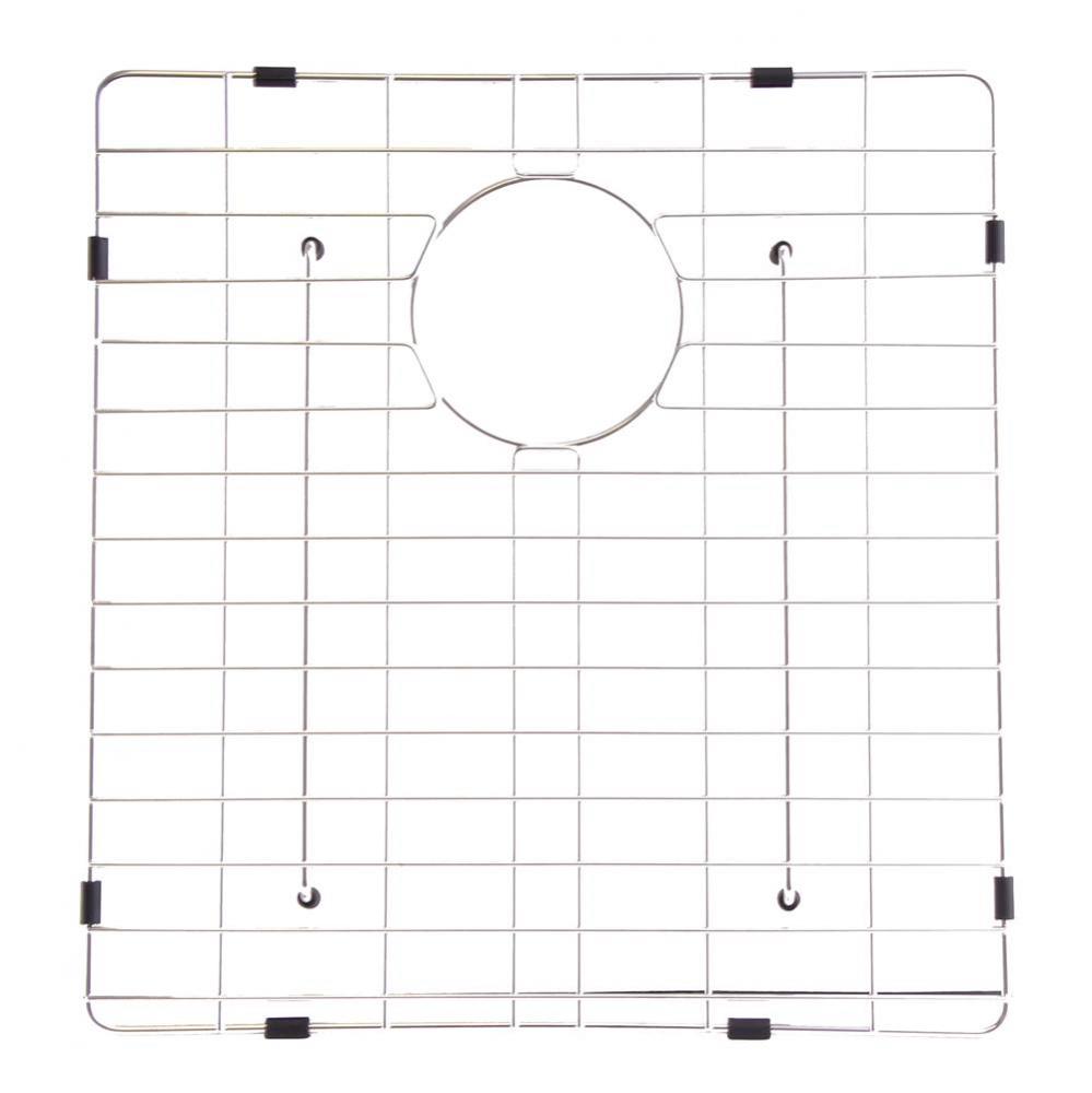 Thelma SS Wire Grid Sngle Bwl16-5/8&apos;&apos; x 17-5/8&apos;&apos;D