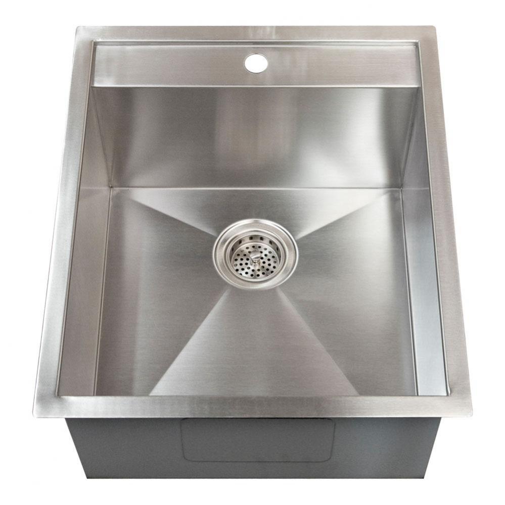 Thelma 19&apos;&apos; SS Drop-In Prep Sink