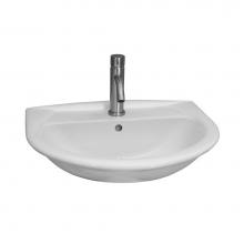 Barclay 4-838WH - Karla 550 Wall-Hung Basin 8'' cc, White