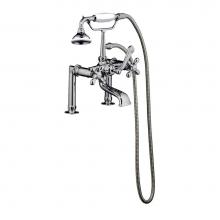 Barclay 4601-MC-CP - Elephant Spout Hand Shwr, 6'', Mounts, Cross Hdls, Pol Chrme