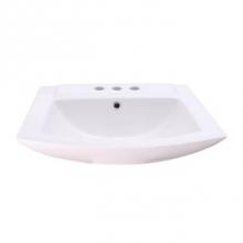 Barclay 4-1466WH - Burke Basin Only for 6'' CC Overflow, White