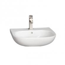 Barclay 4-2034WH - Tonique 550 Wall Hung Basin 4'' Centerset, White