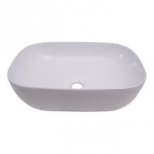 Barclay 4-431WH - Shasta 18-1/4'' Rect Above Counter Basin, White