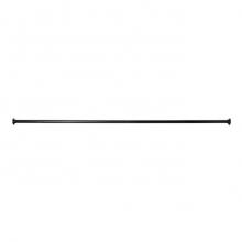 Barclay 4100-36-MB - 4100 Straight Rod, 36'', w/310  Flanges, Matte Black