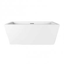 Barclay ATFRECN59EIG-BN - Sheldon 59'' Freestanding AC WHTub,W/Internal Drain and OF BN