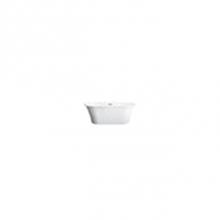 Barclay ATFDRN65IG-WHCP - Nouri 65'' AC Tub White W/ Internal Drain And Of Chrome