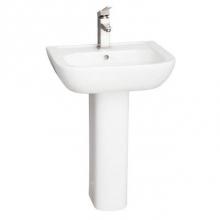 Barclay B/3-2014WH - Caroline 550 Basin only, White-4'' Center Set