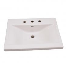 Barclay 4-268WH - Mistral 510 Wall-Hung Basin 8'' cc, White