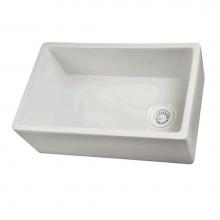 Barclay FS30 - 30'' Apron Front Sink, 29 1/2''w x  18''d x 10''h,  White