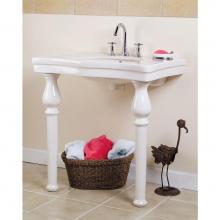 Barclay B/968BQ - Milano Console Basin, 8''cc, Bisque