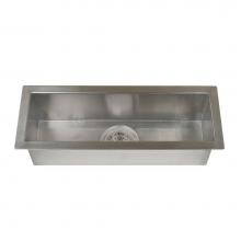 Barclay TSSSB2128-SS - Whitesboro 32'' Zero Radius SS Trough Sink