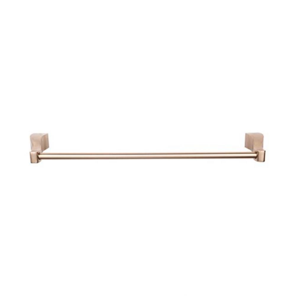 Aqua Bath Towel Bar 30 Inch Single Brushed Bronze