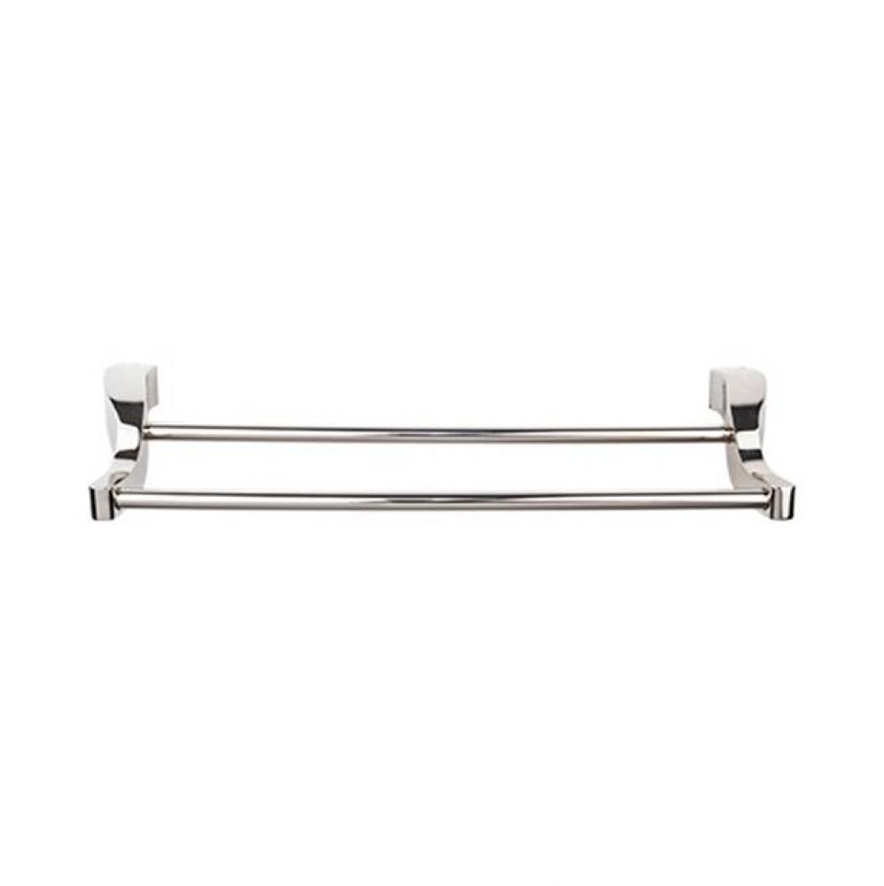 Aqua Bath Towel Bar 30 Inch Double Polished Nickel