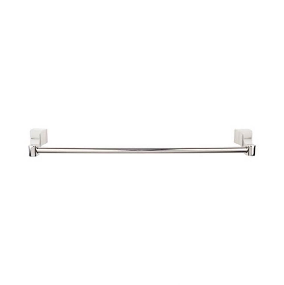 Aqua Bath Towel Bar 18 Inch Single Polished Nickel