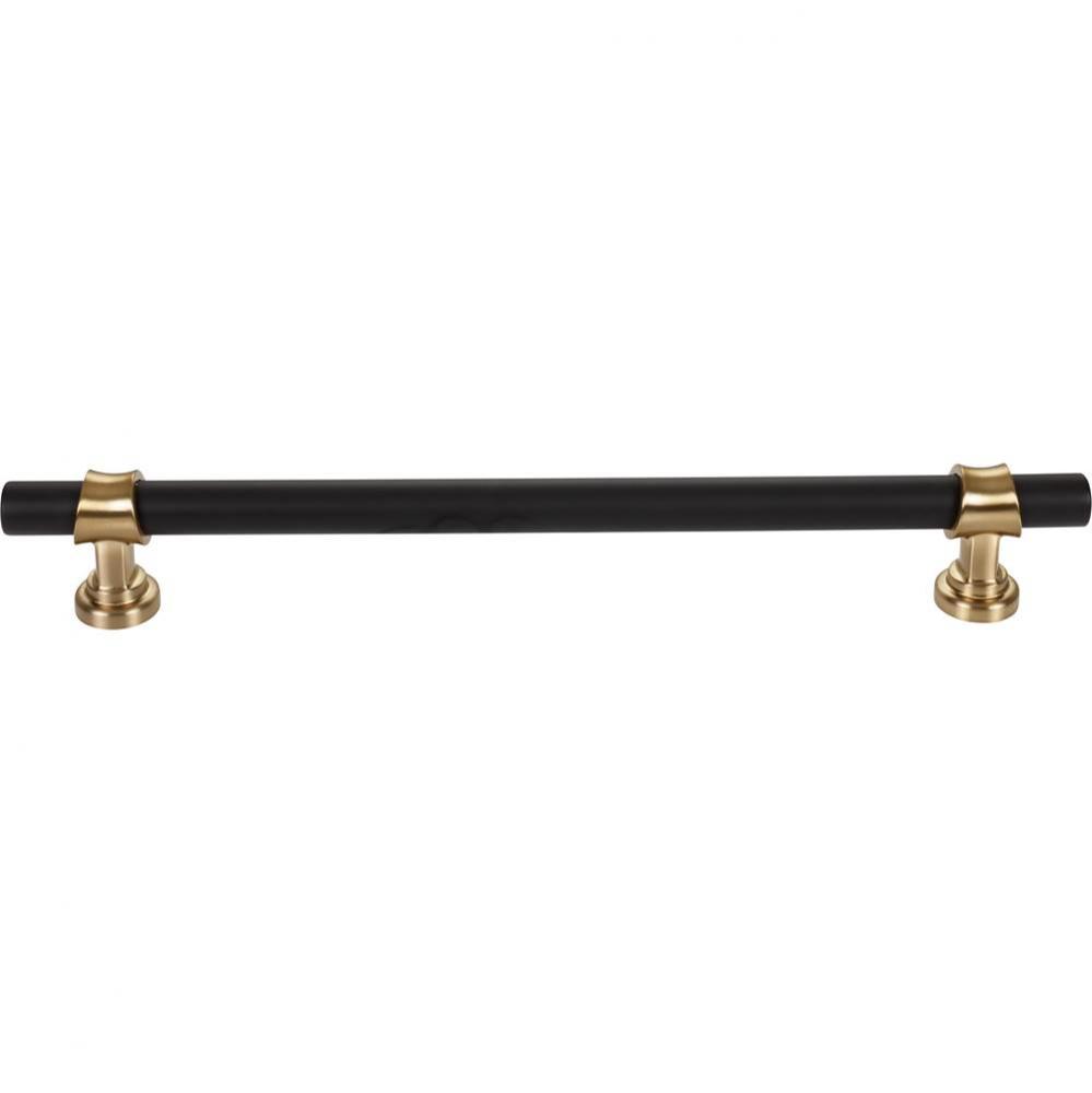 Bit Appliance Pull 18 Inch (c-c) Flat Black and Honey Bronze