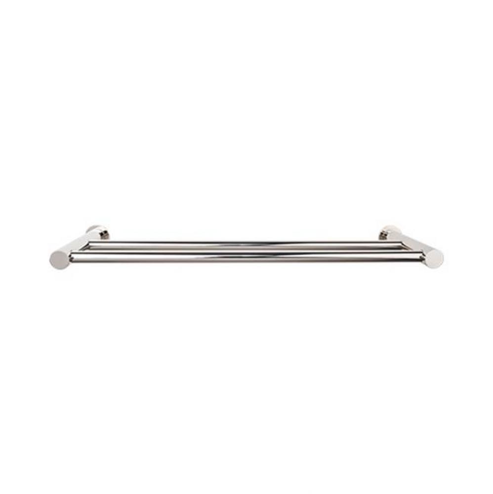 Hopewell Bath Towel Bar 24 Inch Double Polished Nickel