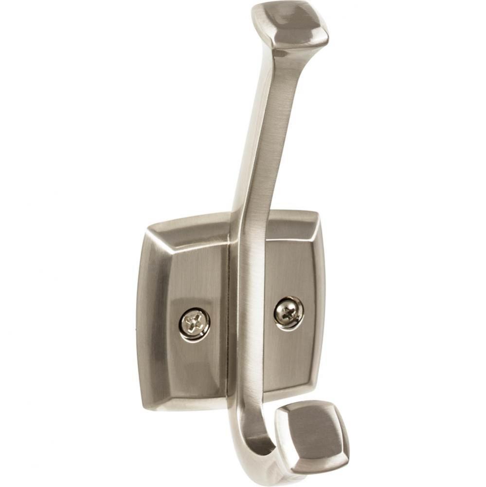 Juliet Hook 4 3/4 Inch Brushed Satin Nickel